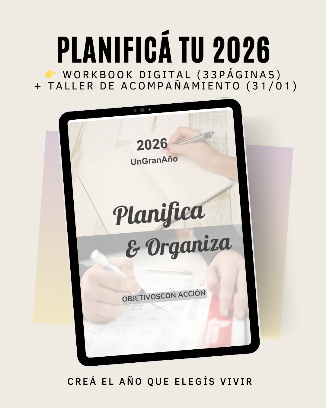 Planificá tu 2026 – Workbook + Acceso al Taller en Vivo